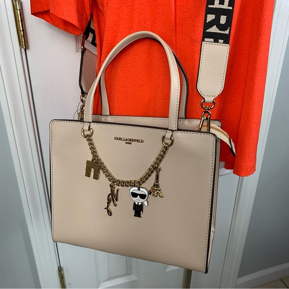 Karl Lagerfeld Maybelle Crossbody Bag Shell - Picture 1 of 7